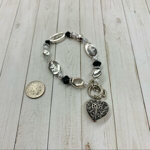 ‎Affirmation Heart Charm Bracelet